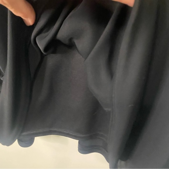 Vintage TADASHI Shoji Elegant Black V Neck Sleeveless Midi Dress Large Bridal - Picture 12 of 15